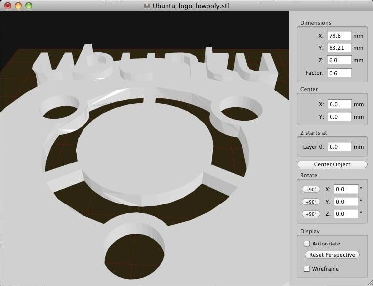Ubuntu printable logo