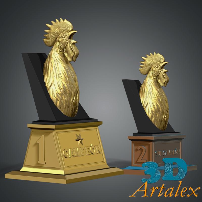 PACK, GALLO DE PELEAA TROPHY (2 Pieces)