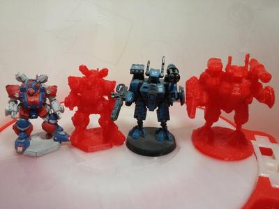 Valkrie miniature scan robot battle suit