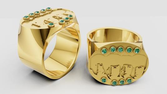 Unique Design Ring  3D printable model