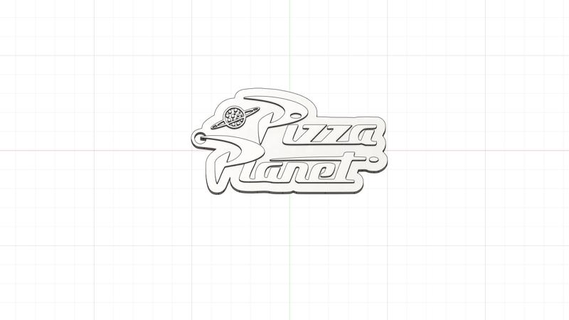 Pizza Planet Key Ring - Toy Story Pizza Planet