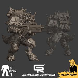 SPACE WOLVES CYBER WEREWOLVES WEREWOLF POSE4 Product Code: SWCWWP4