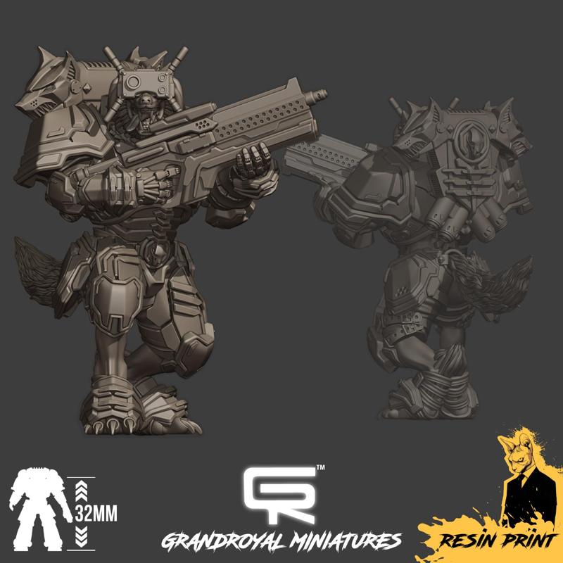 SPACE WOLVES CYBER WEREWOLVES WEREWOLF POSE2 Product Code: SWCWWP2