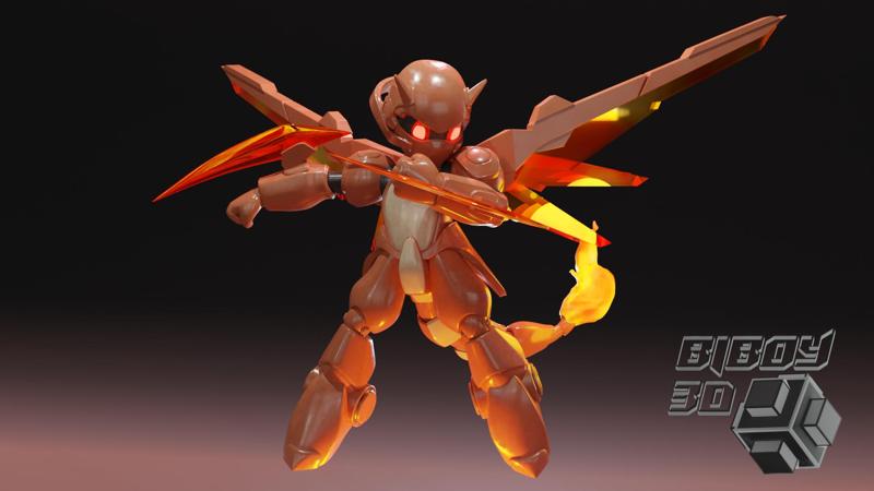charmander/charizard _pokemon X medabots X G-wings