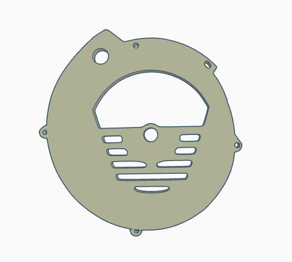 Piaggio Vespa Smallframe fan wheel cover key fob