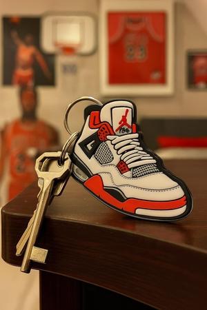 keychain inspired by the Air Jordan 4