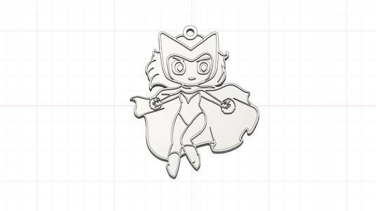 Wanda Vision Keychain - Avengers Scarlet Witch