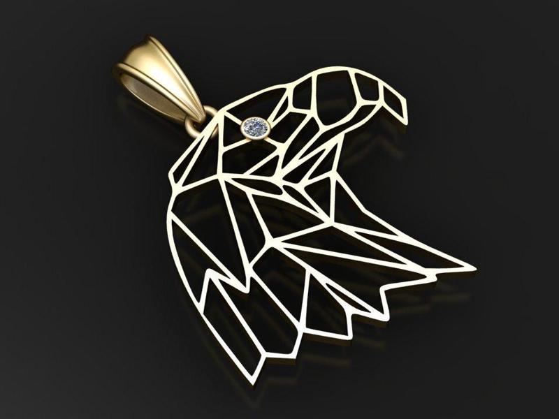 Eagle Pendant 3d printbul modal