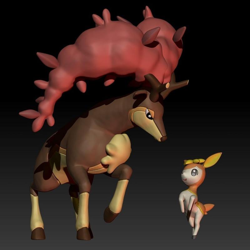 Pokemon Deerling Sawsbuck Autumn