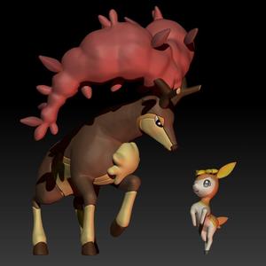 Pokemon Deerling Sawsbuck Autumn