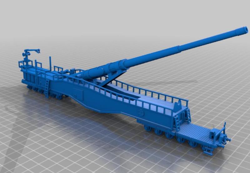 283mm Krupp K5(E) Eisenbahngeschütz