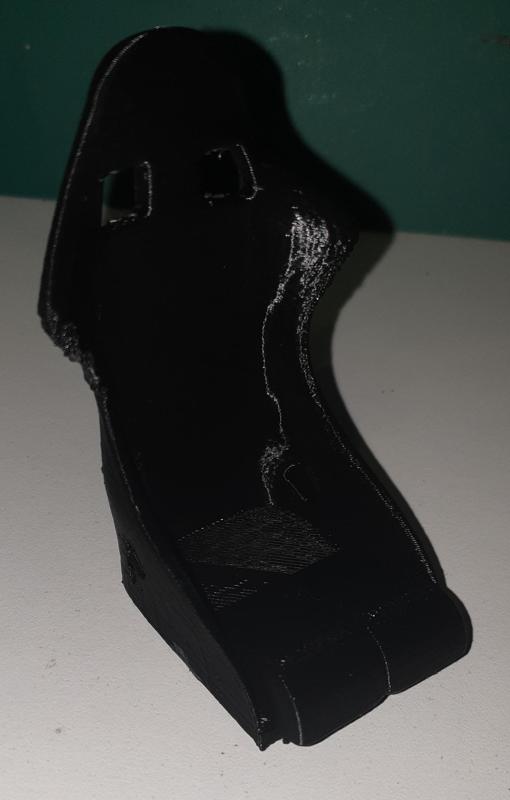 Bucket seat for RC car 1/10 sparco style