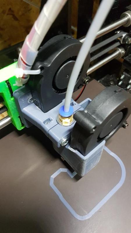 E3D v6 5015 cooling Fan Mount