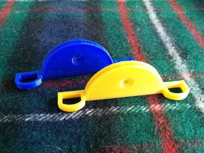 Shepherd's whistle with 2 handles