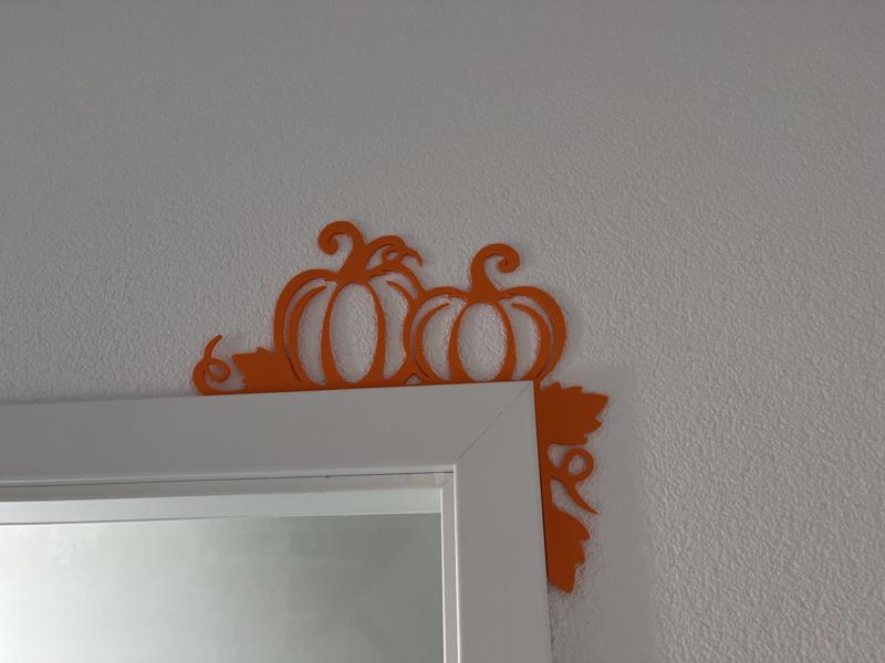Pumpkin door decoration for Autumn/ Pumpkin door decoration
