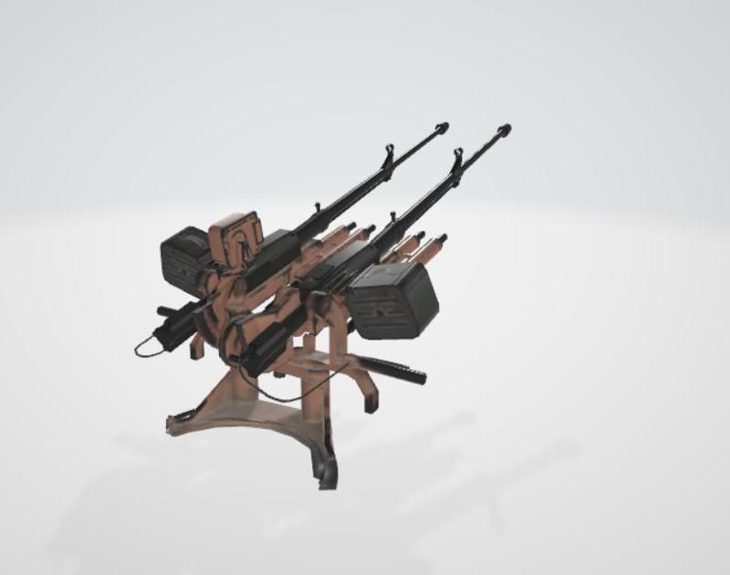 Soviet Heavy Machine Gun DShK