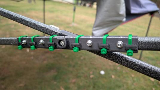 Coleman (and similar) portable 2.4m gazebo repair clips