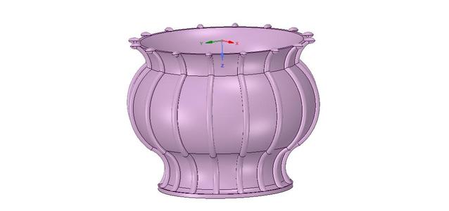 vase cup vessel food bowl for 3d-print or cnc