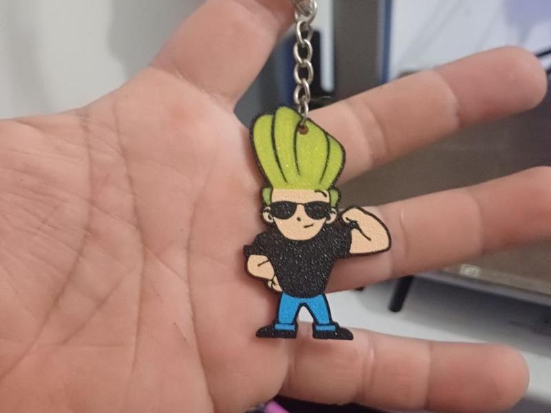 Johnny Bravo keychain