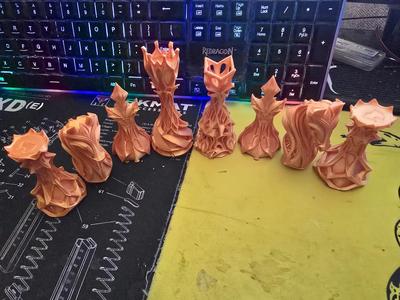 Stylized Chess Set