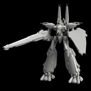Macross Quarter Attacker - 1/4000 Scale