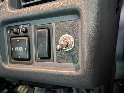 Toyota Switch Blank with Toggle Switch Hole