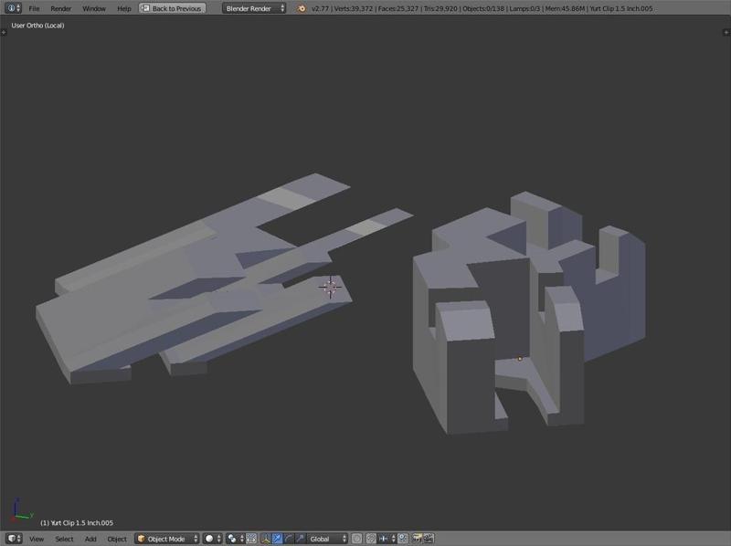 Hexayurt Brackets (for 1/4in Plywood)