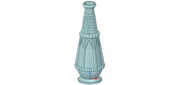 vase cup vessel v30 for 3d-print or cnc