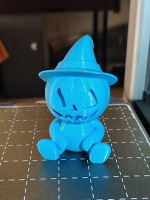 Enchanted Pumpkin Doll with Hat