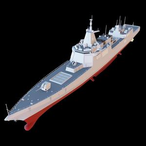 China Type 055 (Renhai Class) guided missile destroyer cruiser 1/1000