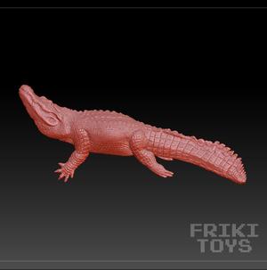 Design in Low Crocodile swimming - FrikiToys