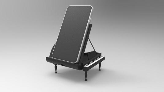 Grand Piano - Phone Dock