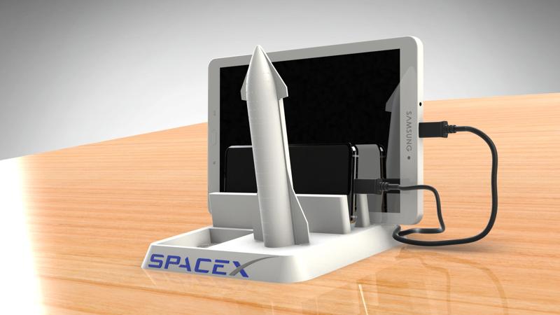 Space-X ANDROID or Apple - CELL PHONE AND TABLET HOLDER