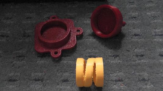 Vibration dampening springs for Orca 0.3/0.4