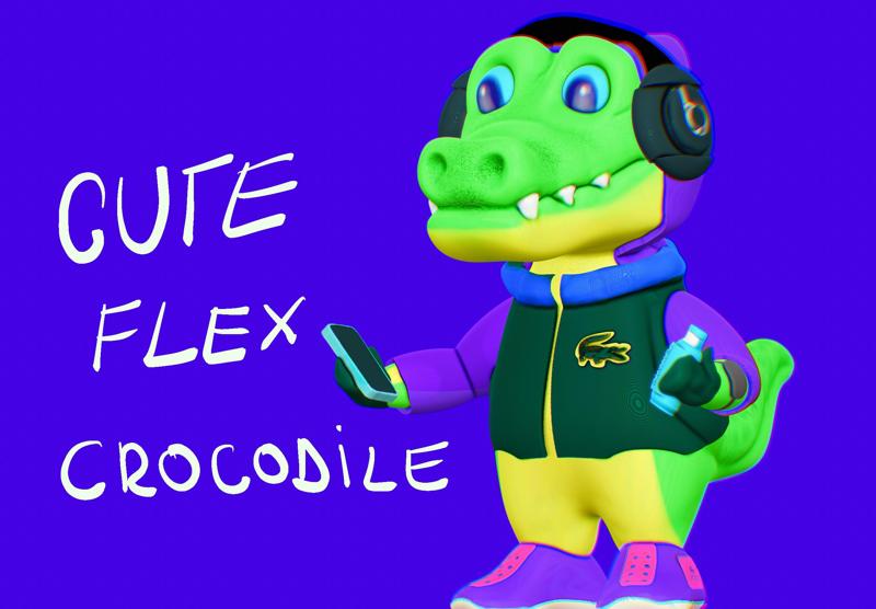 Cute Flex Crocodile
