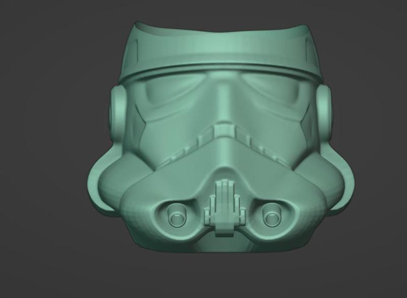 Empire StormTrooper Pot planter / vase for 3d printing
