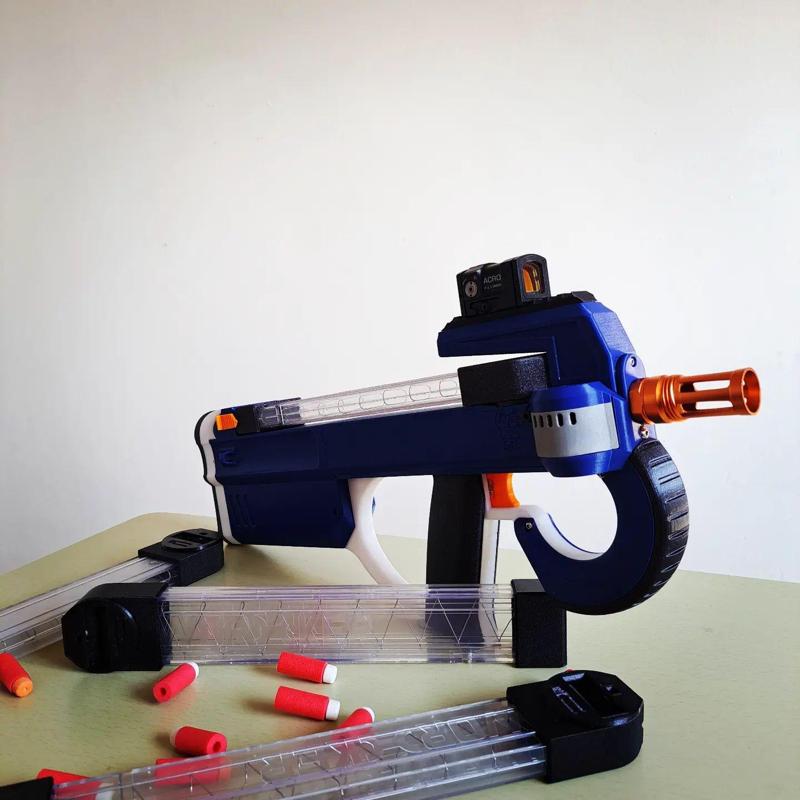 GnK-90: Top loading, Solenoid powered, Brushless Nerf Blaster