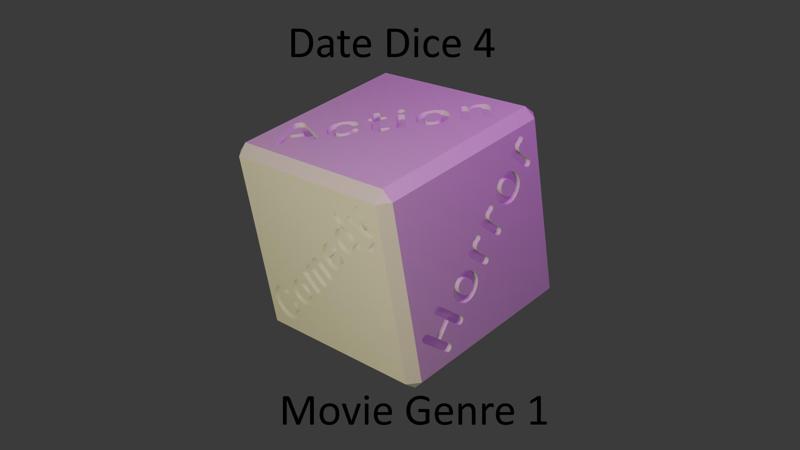 Date Dice 4: Movie genres 1