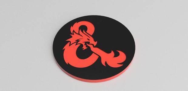 DRAGON THEMED DICE TRAY, 7 POCKETS 