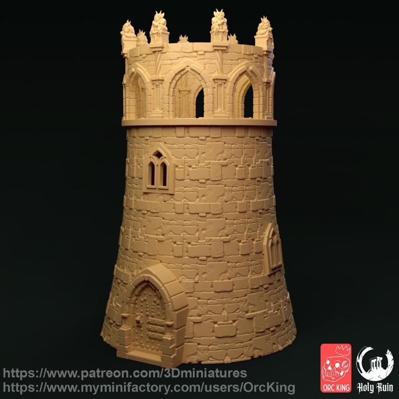 Medieval Tower Easy to print