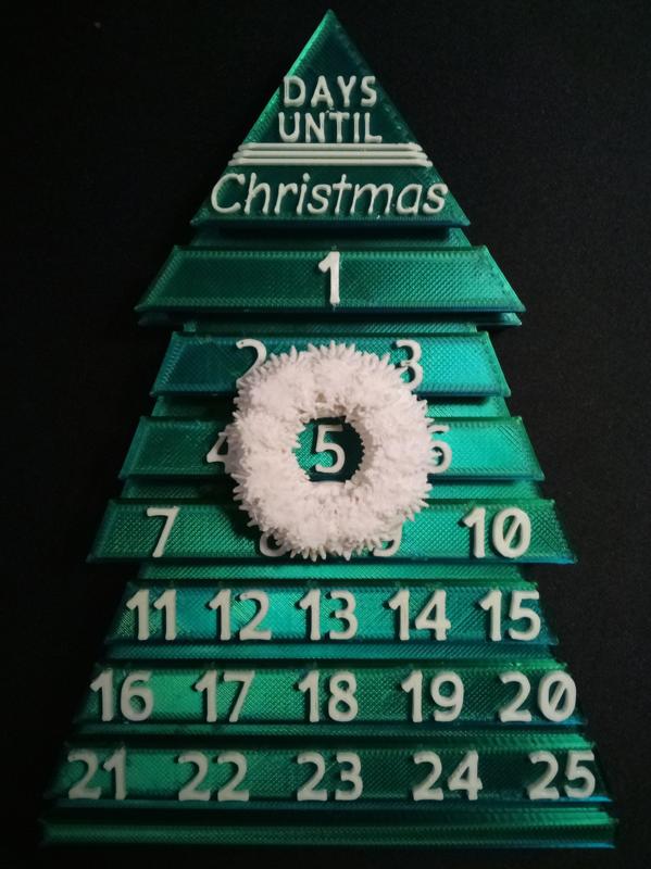 Christmas Tree Countdown/Advent Calendar