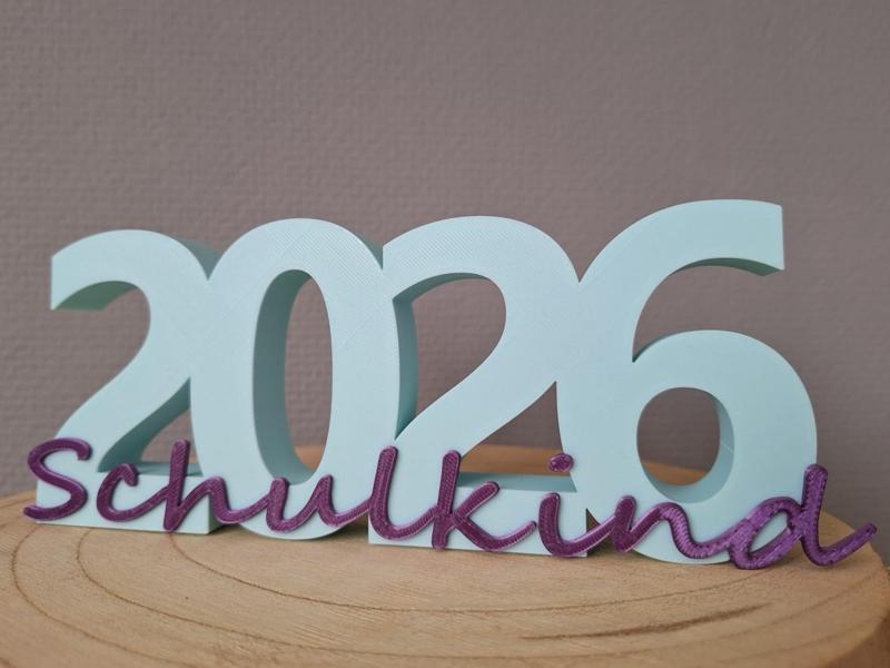 Schoolchild 2026 Lettering