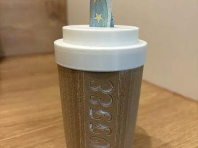 Coffee Cup Piggy Bank