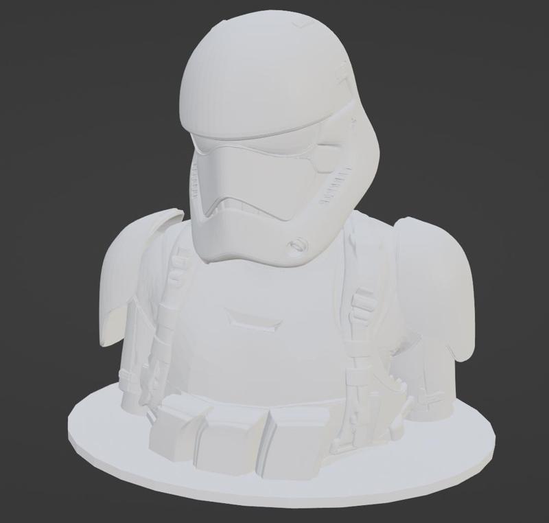 Clone trooper bust