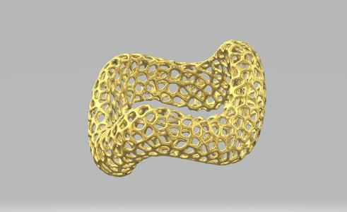Ring with Voronese waves