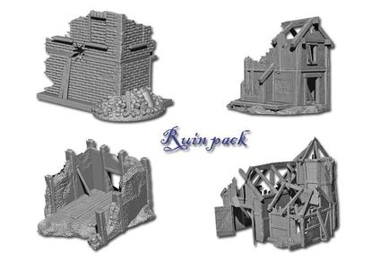 3D printable Ruin pack