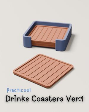 Set of Drinks Coasters Version 1