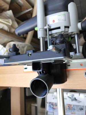 FESTOOL OF1010 vacuum connection