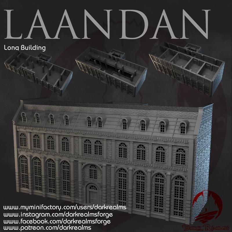 Dark Realms - Laandan Steamtown - Long Building