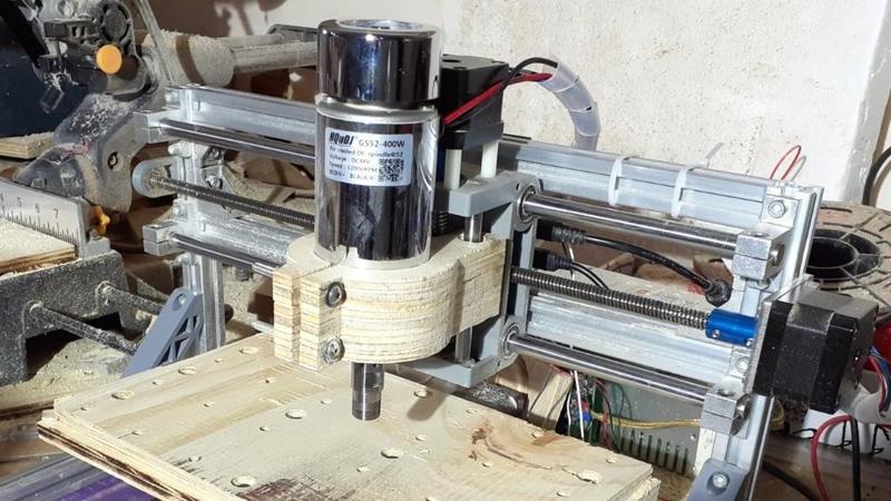 3018 CNC - 52mm or 55mm spindle holder - spindle upgrade